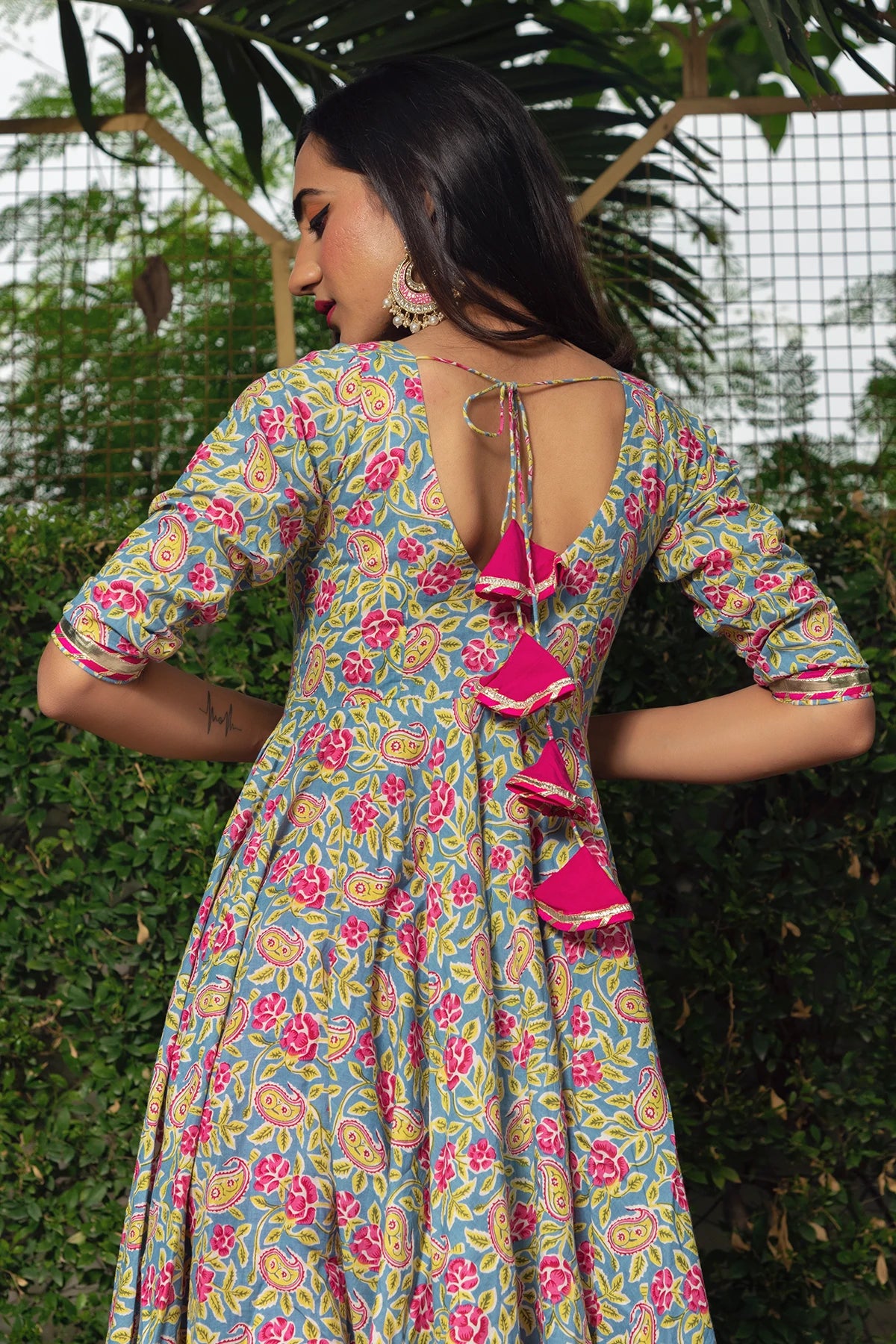 Party Wear Kurti Cotton Pink Print Kurtis – Kajols - Indian & Pakistani  Fashion & Tailoring